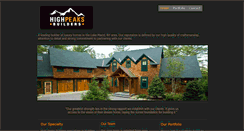 Desktop Screenshot of highpeaksbuilders.com